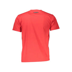 Cavalli Class Red Cotton Men T-Shirt - M - T-Shirts