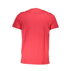 Cavalli Class Red Cotton Men T-Shirt - T-Shirts