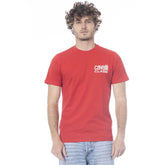 Cavalli Class Red Cotton Men T-Shirt - T-Shirts