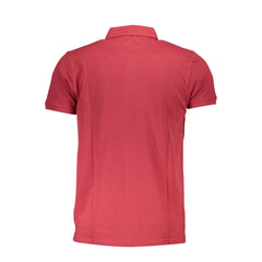 Cavalli Class Red Cotton Polo Shirt - M - Polos
