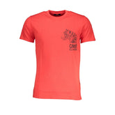 Cavalli Class Red Cotton T-Shirt - T-Shirts