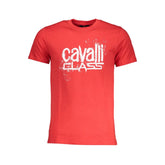 Cavalli Class Red Cotton T-Shirt - T-Shirts