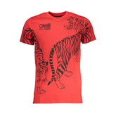 Cavalli Class Red Cotton T-Shirt - T-Shirts