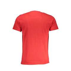 Cavalli Class Red Cotton T-Shirt - T-Shirts