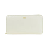 Cavalli Class White Calfskin Women Wallet - Wallets