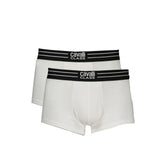 Cavalli Class White Cotton Men Boxer - Boxer Briefs