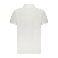 Cavalli Class White Cotton Men Polo Shirt - Polos