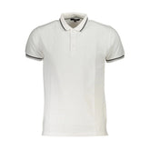 Cavalli Class White Cotton Men Polo Shirt - Polos