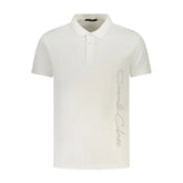 Cavalli Class White Cotton Men Polo Shirt - Polos