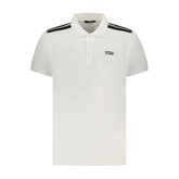 Cavalli Class White Cotton Men Polo Shirt - Polos