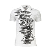 Cavalli Class White Cotton Men Polo Shirt - XL - Polos