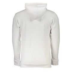 Cavalli Class White Cotton Men Sweater - Hoodies
