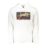 Cavalli Class White Cotton Men Sweater - Sweatshirts