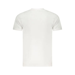 Cavalli Class White Cotton Men T-Shirt - T-Shirts