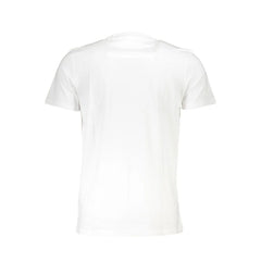 Cavalli Class White Cotton Men T-Shirt - T-Shirts