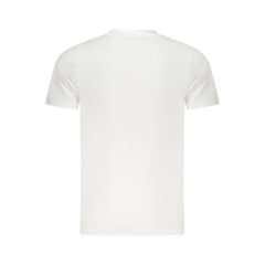 Cavalli Class White Cotton Men T-Shirt - T-Shirts
