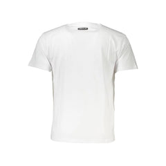 Cavalli Class White Cotton Men T-Shirt - XL - T-Shirts
