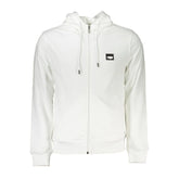 Cavalli Class White Cotton Men’s Hooded Sweater - Hoodies