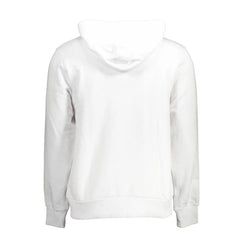 Cavalli Class White Cotton Men’s Sweater - XXL - Hoodies