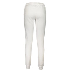Cavalli Class White Cotton Pant - Joggers