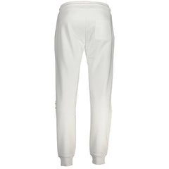 Cavalli Class White Cotton Pant - Joggers