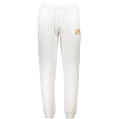 Cavalli Class White Cotton Pant - Joggers