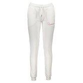 Cavalli Class White Cotton Pant - Joggers
