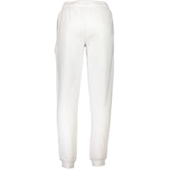 Cavalli Class White Cotton Pant - Joggers