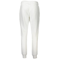 Cavalli Class White Cotton Pant - S - Joggers