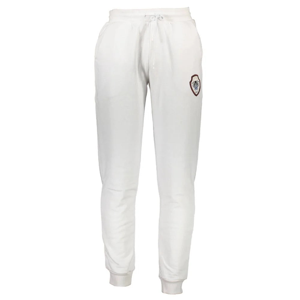 Cavalli Class White Cotton Pant - XL
