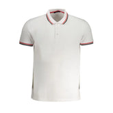 Cavalli Class White Cotton Polo Shirt - Polos