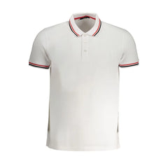 Cavalli Class White Cotton Polo Shirt - Polos