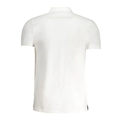 Cavalli Class White Cotton Polo Shirt - Polos