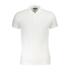 Cavalli Class White Cotton Polo Shirt - XXL - Polos