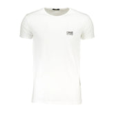 Cavalli Class White Cotton T-Shirt