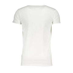 Cavalli Class White Cotton T-Shirt - T-Shirts