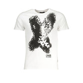 Cavalli Class White Cotton T-Shirt - T-Shirts