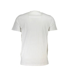 Cavalli Class White Cotton T-Shirt - T-Shirts