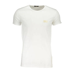 Cavalli Class White Cotton T-Shirt - T-Shirts