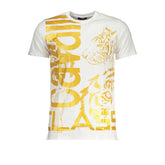 Cavalli Class White Cotton T-Shirt - XL - T-Shirts