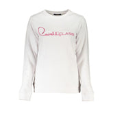 Cavalli Class White Cotton Women Sweater - XXL - Sweatshirts