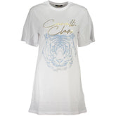 Cavalli Class White Cotton Women T-Shirt - T-Shirts