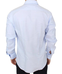 Cavalli Light blue cotton shirt - XL - Shirts