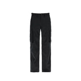 Celine Black Cotton Cargo Pants - IT50 | L