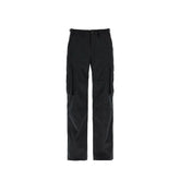 Celine Black Cotton Cargo Pants - IT50 | L
