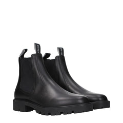 Celine Black Leather Ankle Boots