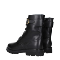 Celine Black Leather Ankle Boots - EU41/US11