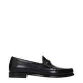 Celine Black Leather Slip-On Loafers - EU41.5/US8.5