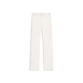 Celine White Cotton Straight-Leg Jeans - W31