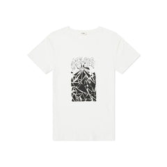 Celine White Cotton T-Shirt - S